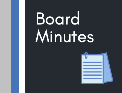  Board Minutes graphic